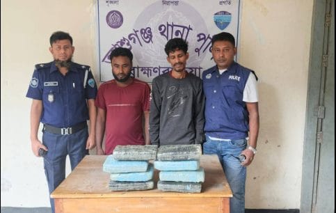 অভিনব কৌশলে মাদক পরিবহন ব্যর্থ আশুগঞ্জে ২২ কেজি গাঁজা উদ্ধার, আটক ৪ কারবারি