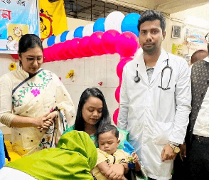 বীরগঞ্জে হাম রুবেলা টিকাদান ক্যাম্পেইন ২০২৬ এর উদ্বোধন শিশুস্বাস্থ্যে নতুন আশার আলো