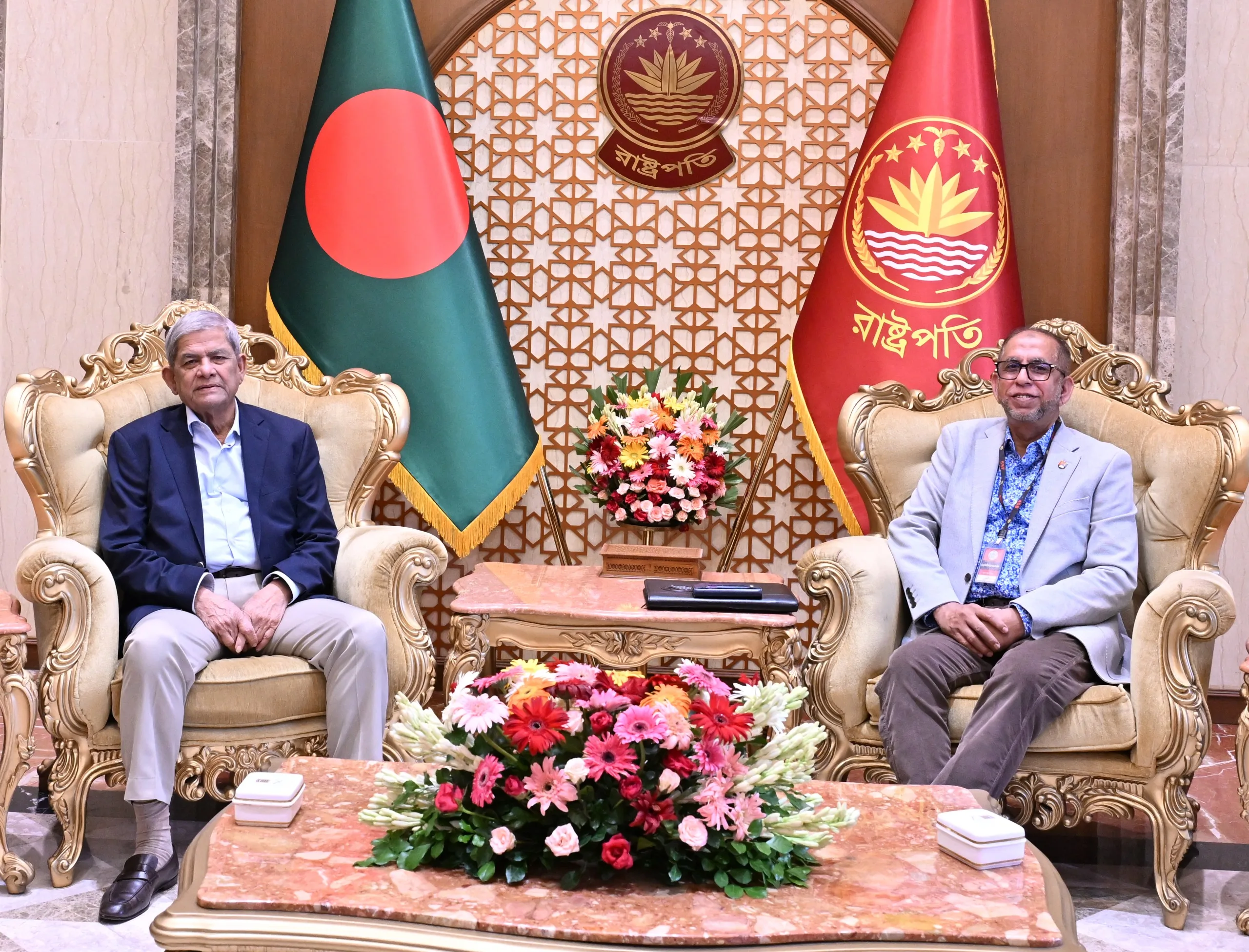 রাষ্ট্রপতির সঙ্গে নিউ হোপ গ্লোবালের চেয়ারম্যান ড. ফয়েজ উদ্দিনের সৌজন্য সাক্ষাৎ