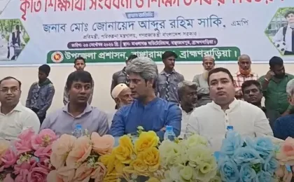 শিক্ষাই আগামীর বাংলাদেশ গড়ার মূল হাতিয়ার" : বাঞ্ছারামপুরে কৃতি শিক্ষার্থী সংবর্ধনায় প্রতিমন্ত্রী জোনায়েদ সাকি