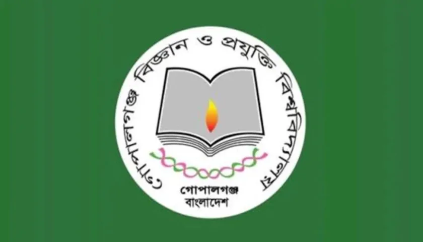 গোপালগঞ্জ বিজ্ঞান ও প্রযুক্তি বিশ্ববিদ্যালয় ৯ বিভাগে নিয়োগ, ৪৪,০০০ বেতন স্কেলে নিয়োগ পাবেন ১৯ জন শিক্ষক