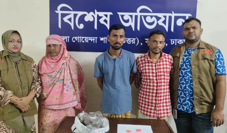 ঢাকায় ডিবির অভিযানে ইয়াবা-গাঁজাসহ ৩ মাদক কারবারি গ্রেপ্তার, গোডাউন চুরির ঘটনায় আটক ১