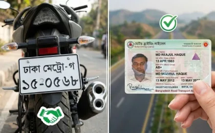 নতুন মোটরসাইকেল ও ড্রাইভিং লাইসেন্স করলে কী কী সুবিধা?