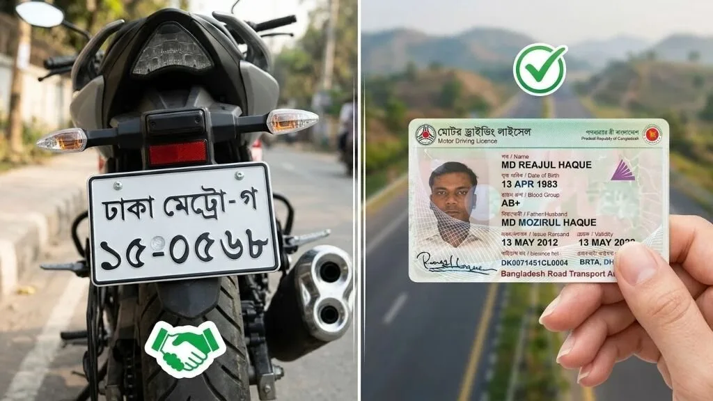 নতুন মোটরসাইকেল ও ড্রাইভিং লাইসেন্স করলে কী কী সুবিধা?